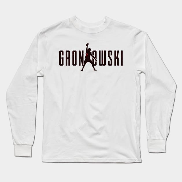 Rob Gronkowski Tamba Bay Silhouette Name Long Sleeve T-Shirt by Buya_Hamkac